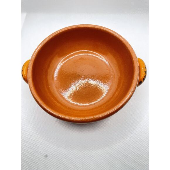 De SILVA Terracotta Soup Bowl Set Baking Oven Dish with Handle Made in Italy - Picture 3 of 7